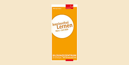 Programm barrierefrei lernen - März bis Juli 2026