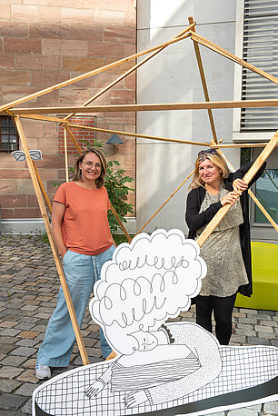 Kathleen Röber und Grazyna Wanat